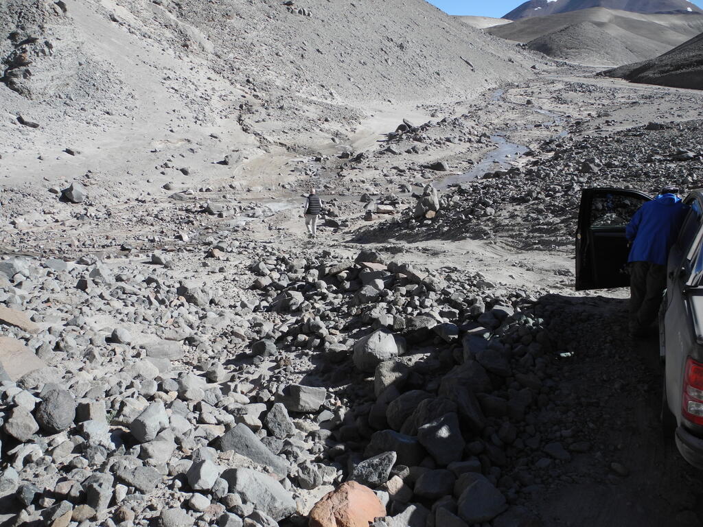 Eine der etwas kniffligeren Stellen zwischen den Steinen