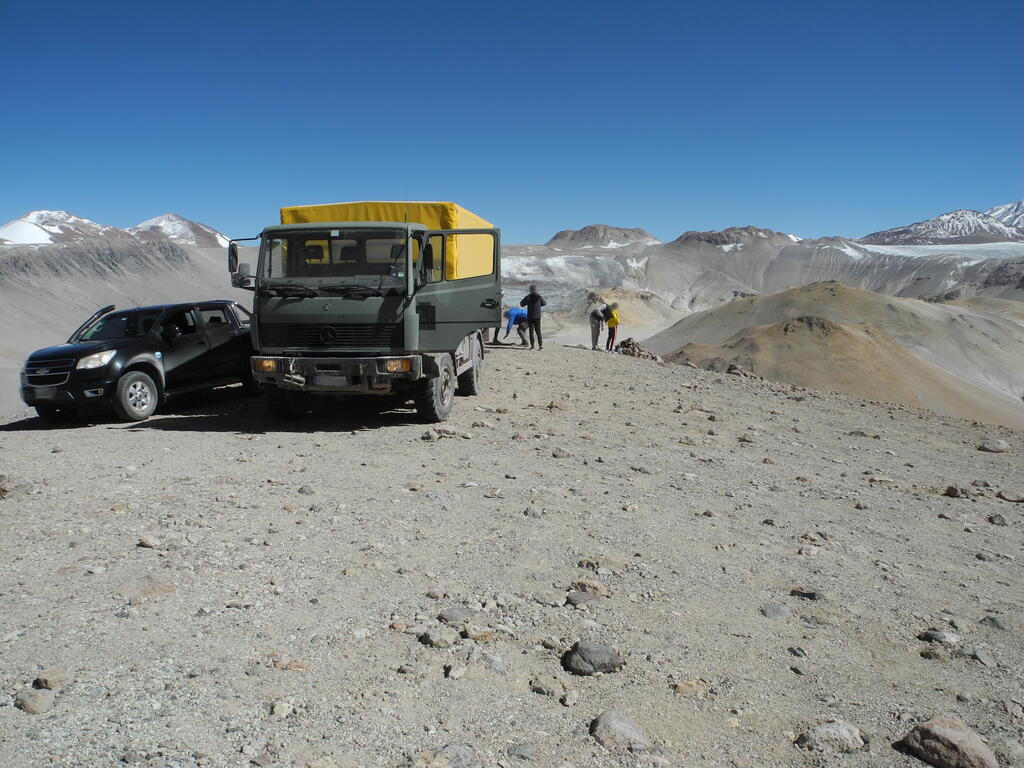 Beide Fahrzeuge am Ziel