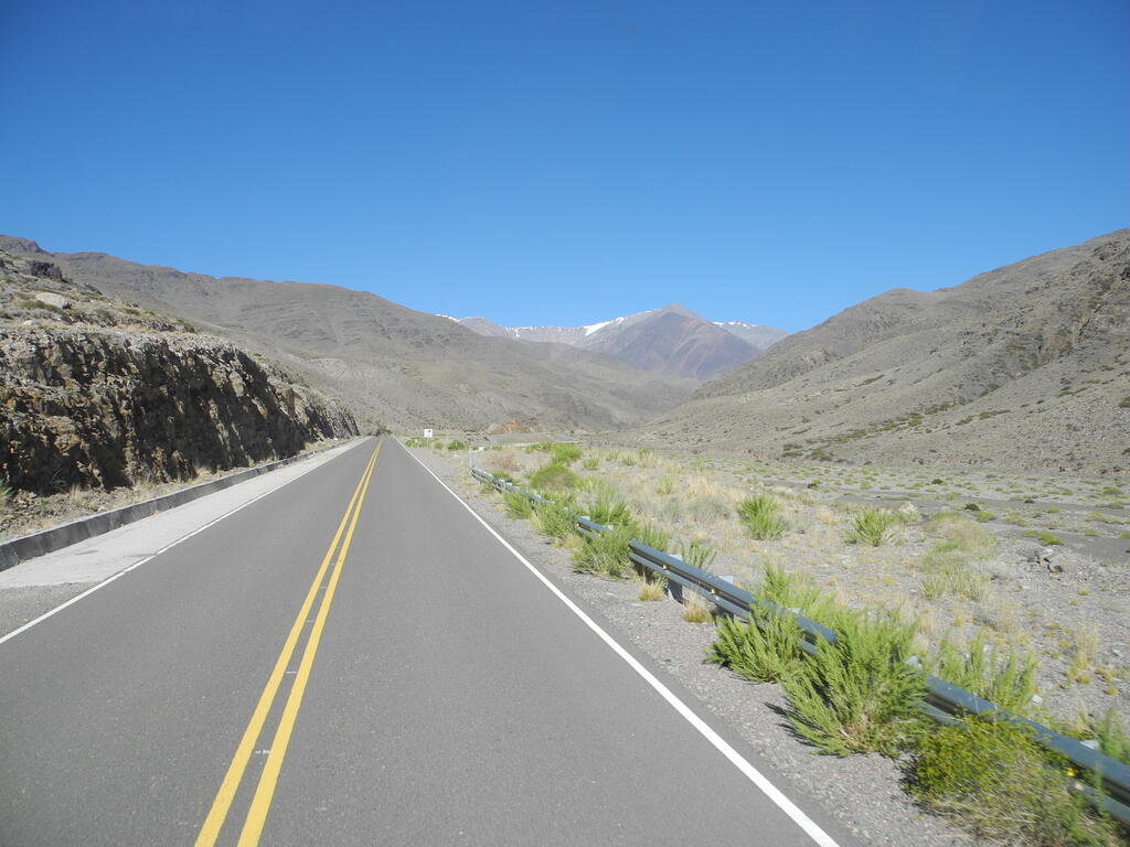 Paso Agua Negra, argentinische Seite