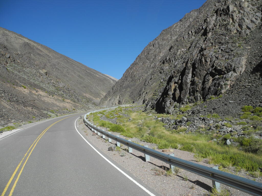 Paso Agua Negra, argentinische Seite