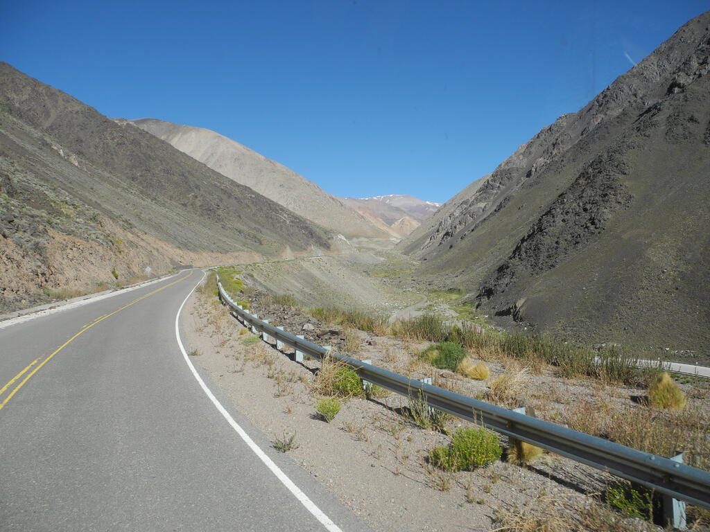 Paso Agua Negra, argentinische Seite