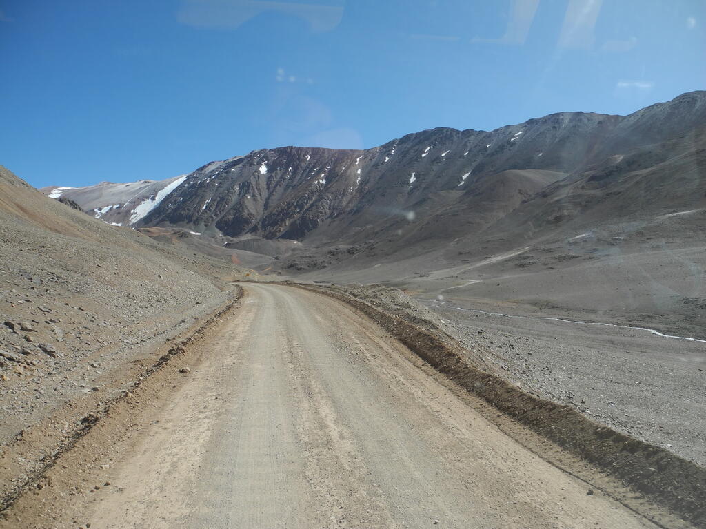 Paso Agua Negra, argentinische Seite