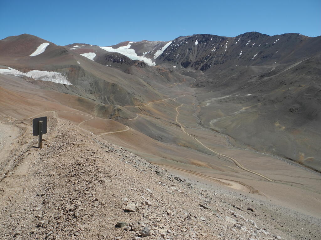 Paso Agua Negra, argentinische Seite