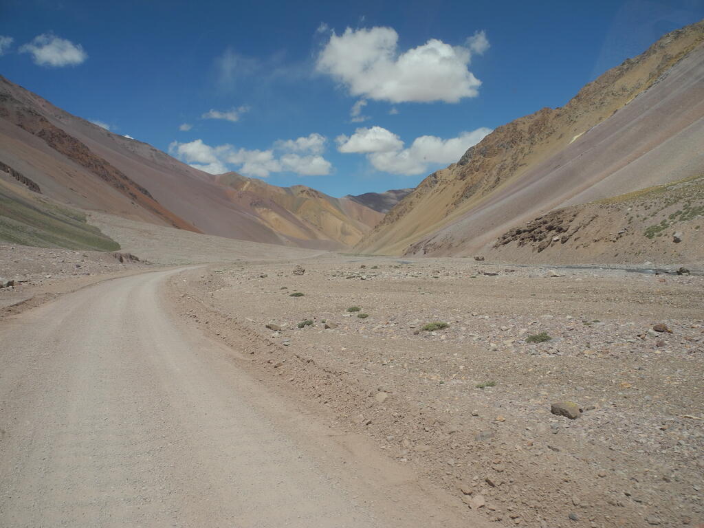 Paso Agua Negra, chilenische Seite