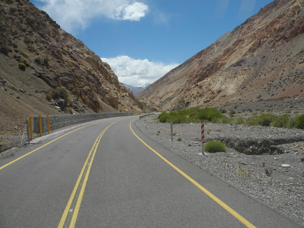 Paso Agua Negra, chilenische Seite