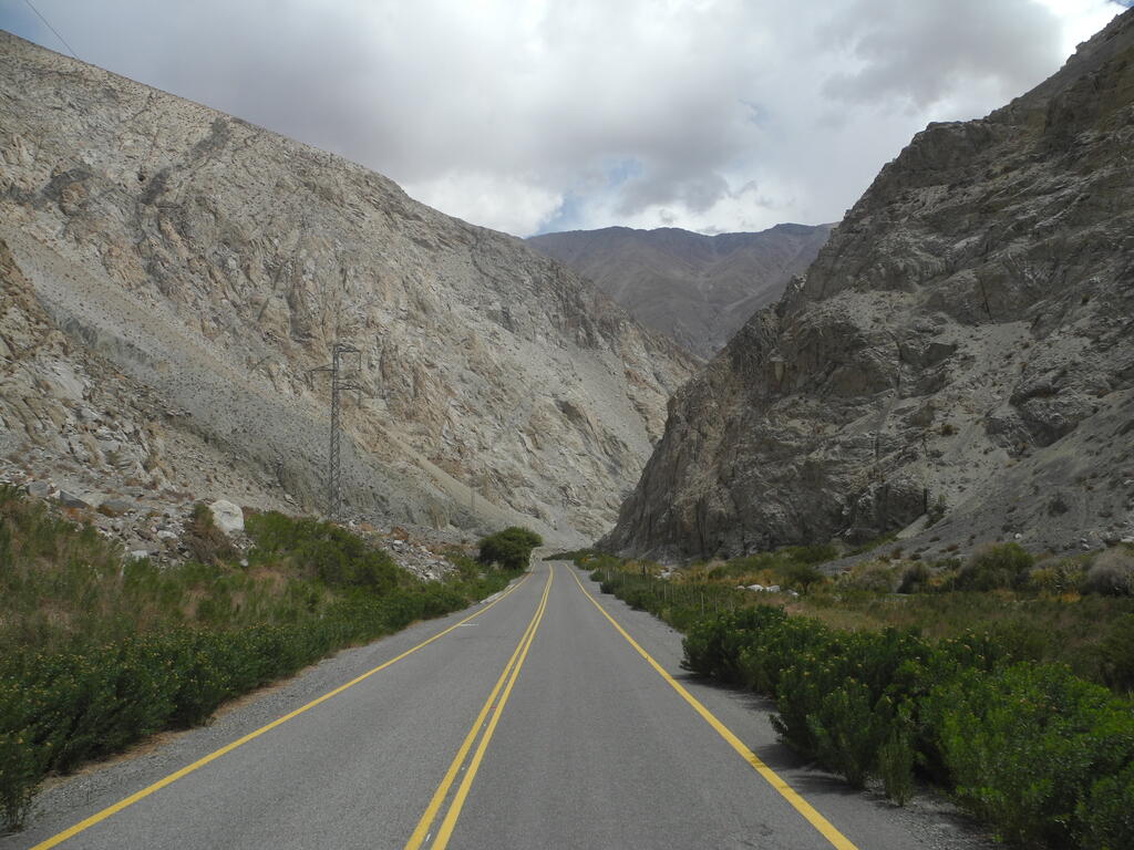 Paso Agua Negra, chilenische Seite