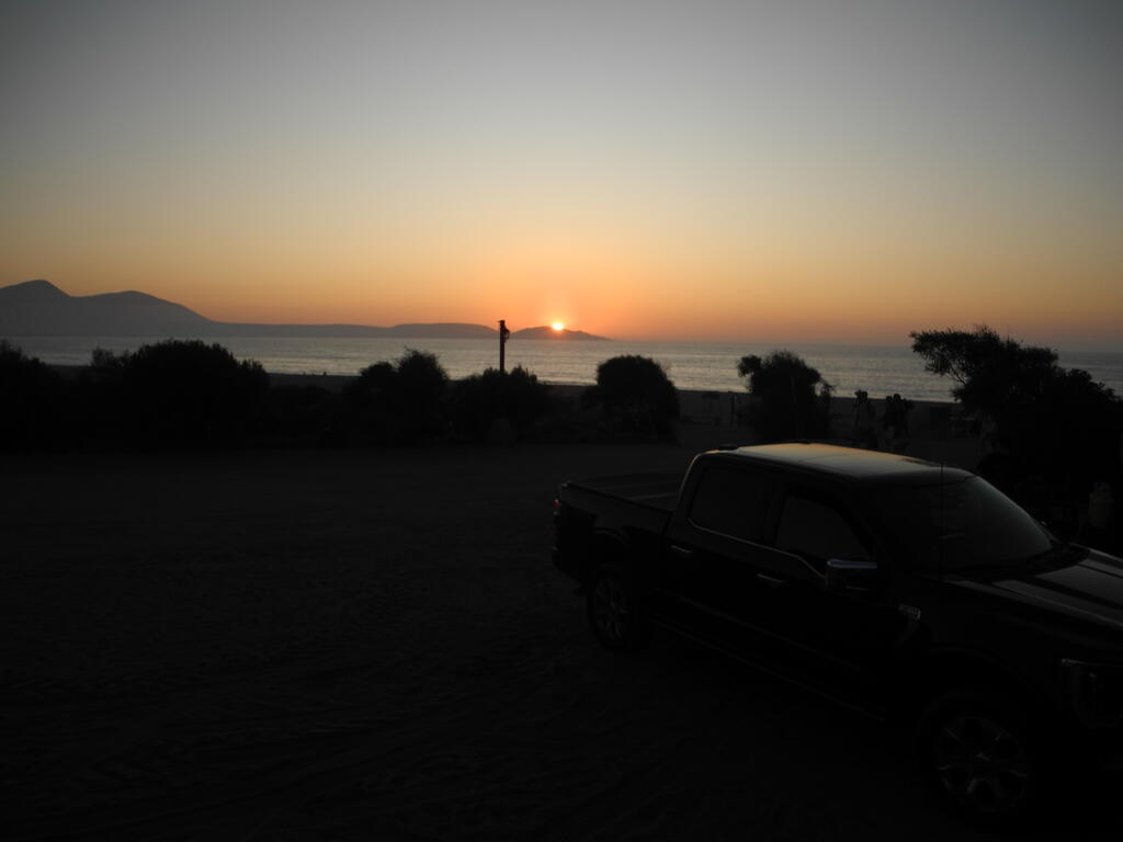 Sonnenuntergang an der Pazifikk&uuml;ste