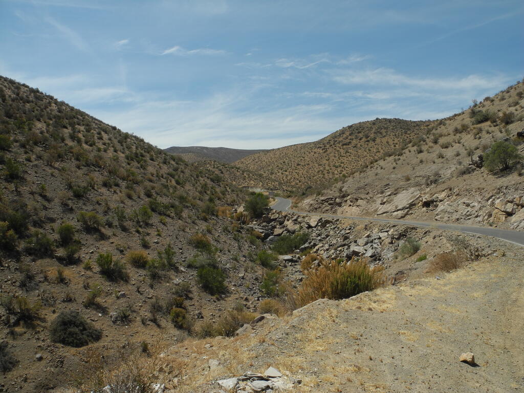 Stra&szlig;e von Andacollo nach Samo Alto