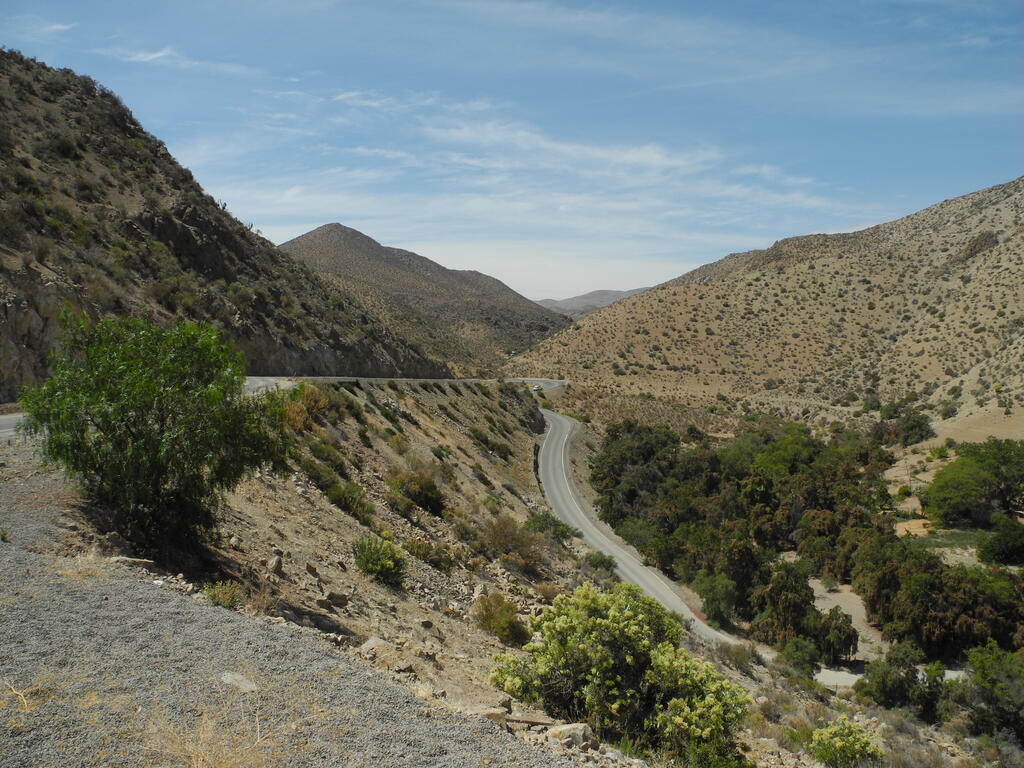 Stra&szlig;e von Andacollo nach Samo Alto
