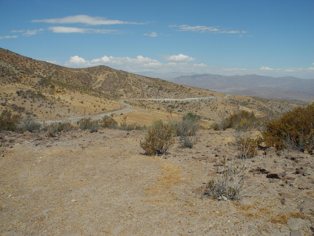 Stra&szlig;e von Andacollo nach Samo Alto