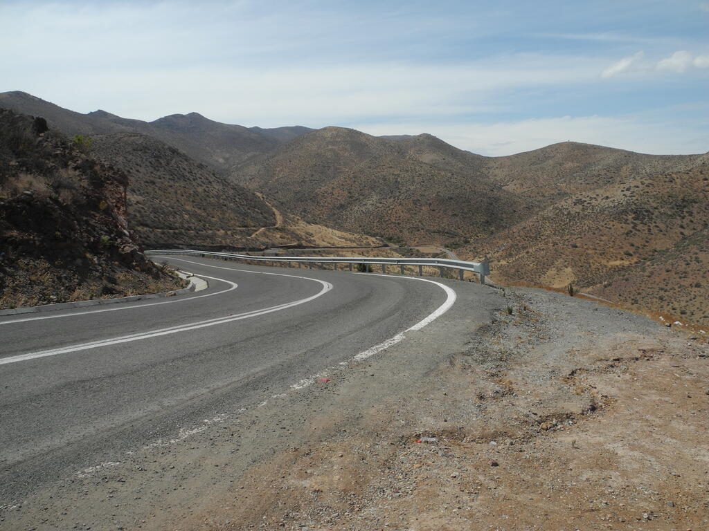 Stra&szlig;e von Andacollo nach Samo Alto