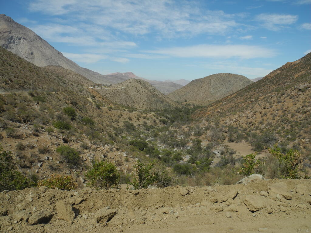 Das Tal zwischen Samo Alto und dem Pass nach Vicu&ntilde;a