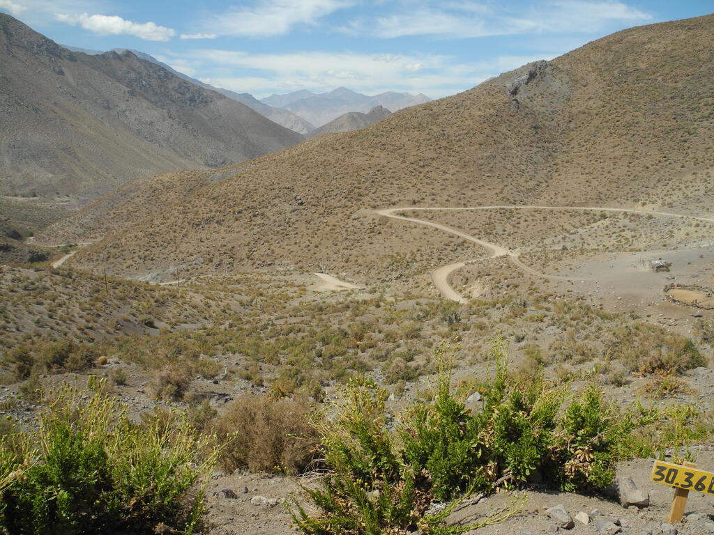 Das Tal zwischen Samo Alto und dem Pass nach Vicu&ntilde;a