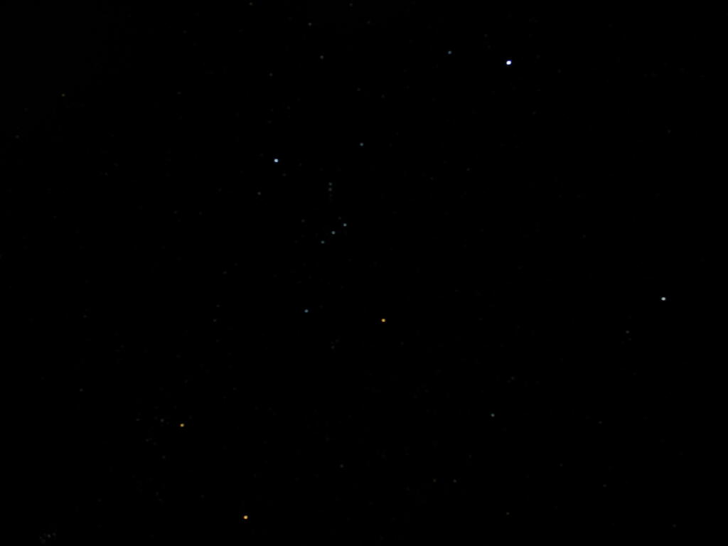 Orion am Nachthimmel