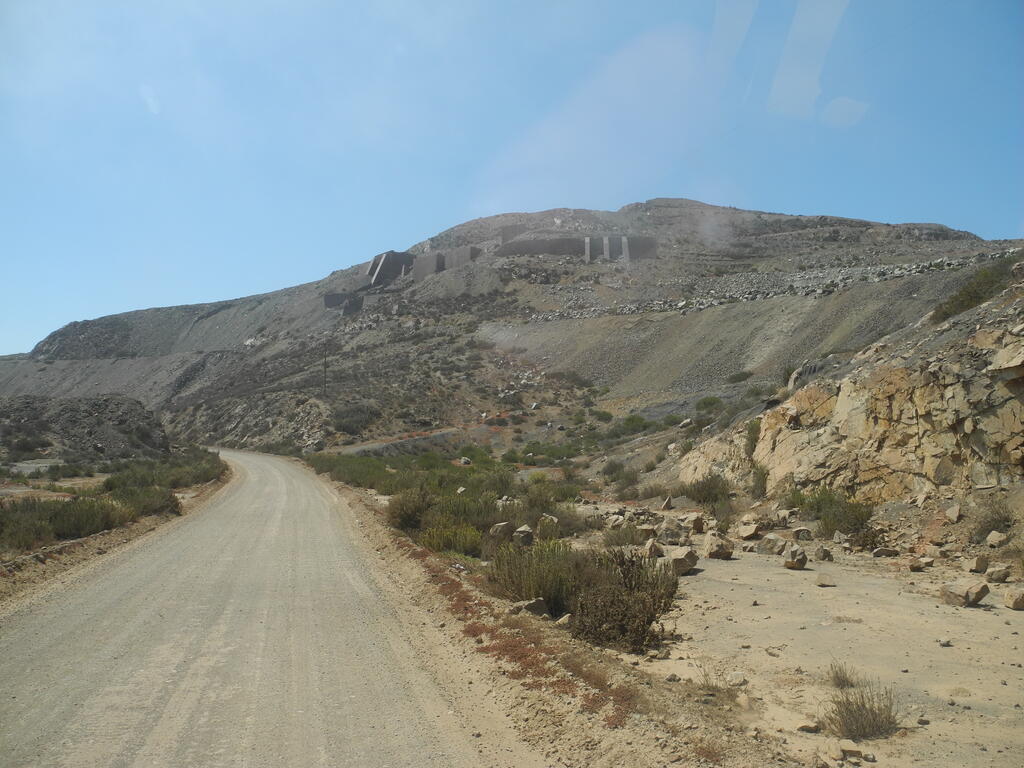 Ruinen der Erzverarbeitung in El Tofo