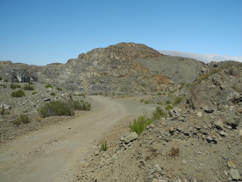 Ein erster Blick in den Tagebau