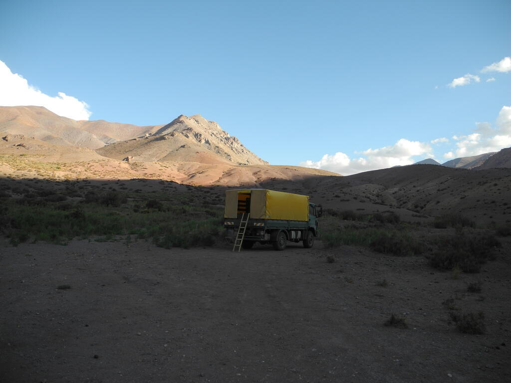 &Uuml;bernachtungsplatz im Tal des Rio del Carmen