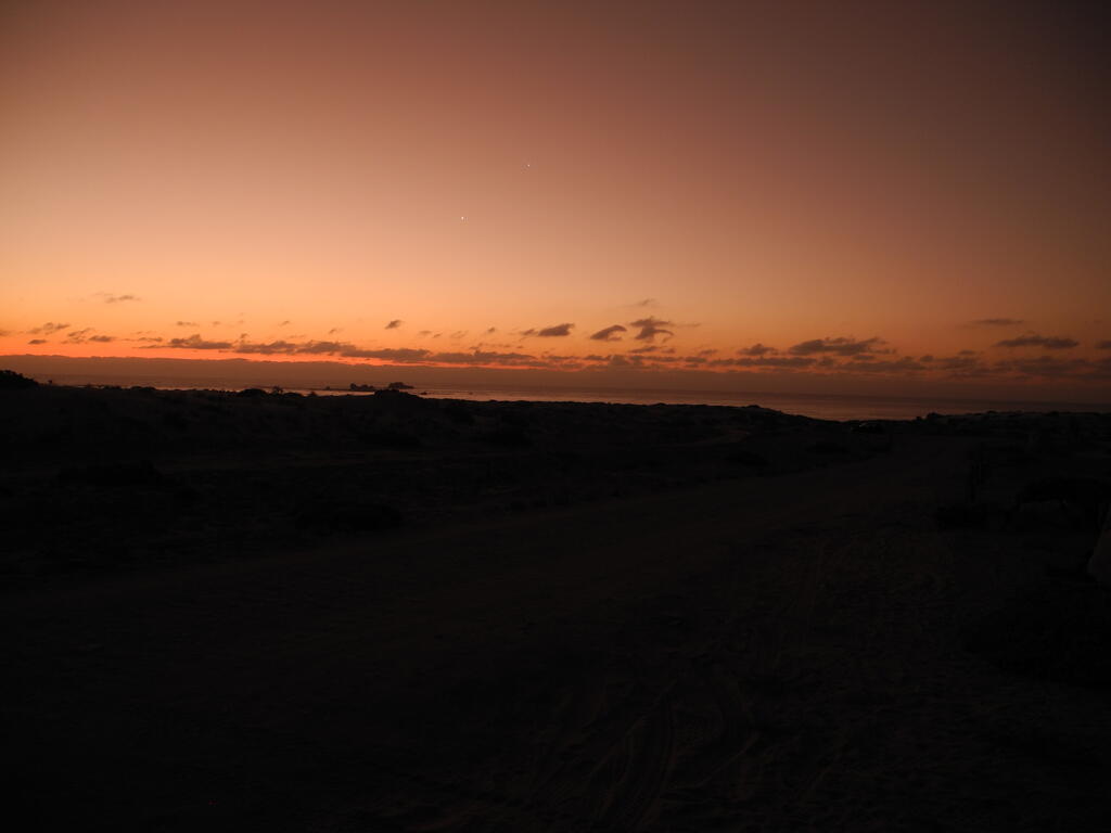 Sonnenuntergang an der Pazifikk&uuml;ste bei Playa Blanca