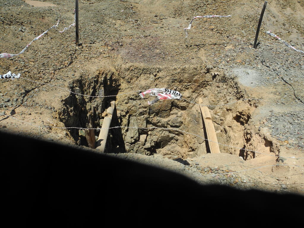 Alter Schacht der Mina Carrizalillo