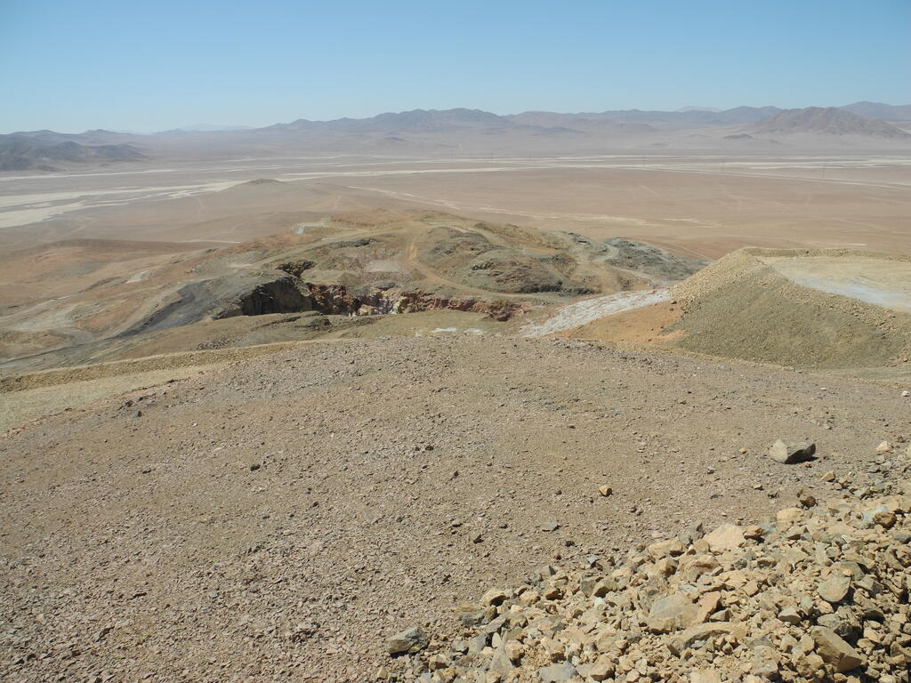 Alter Tagebau der Mina Carrizalillo