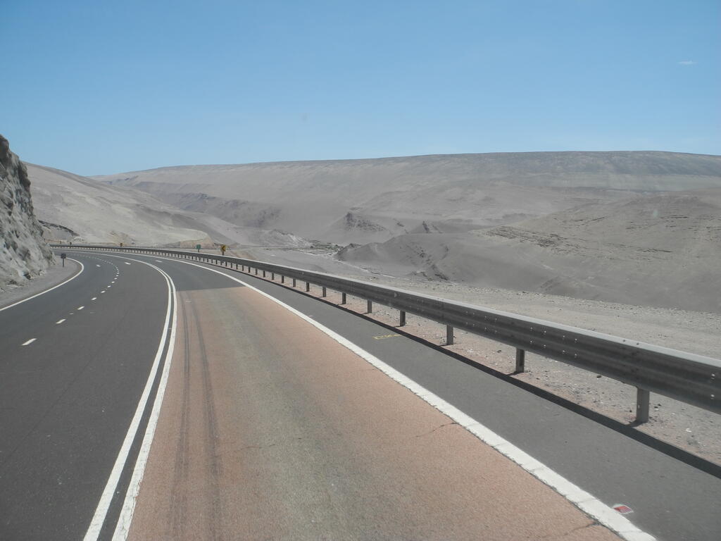 Ruta 5 im Bereich Camarones