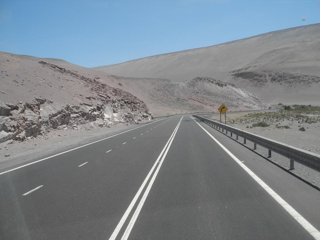 Ruta 5 im Bereich Camarones