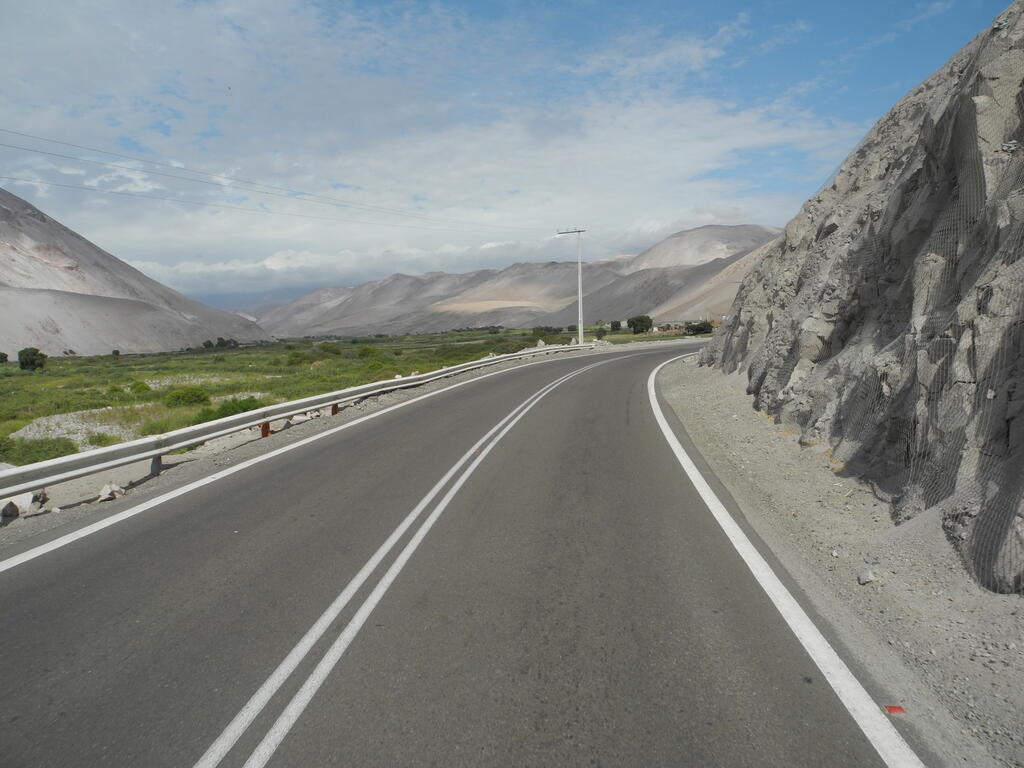 Ruta 11 im unteren Talbereich