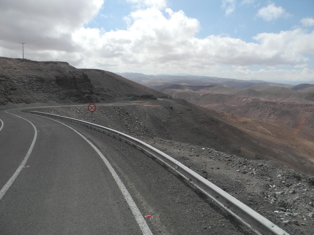 Landschaft an der Stra&szlig;e A-331