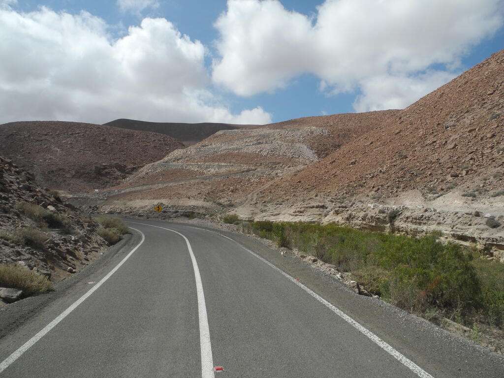 Landschaft an der Stra&szlig;e A-331