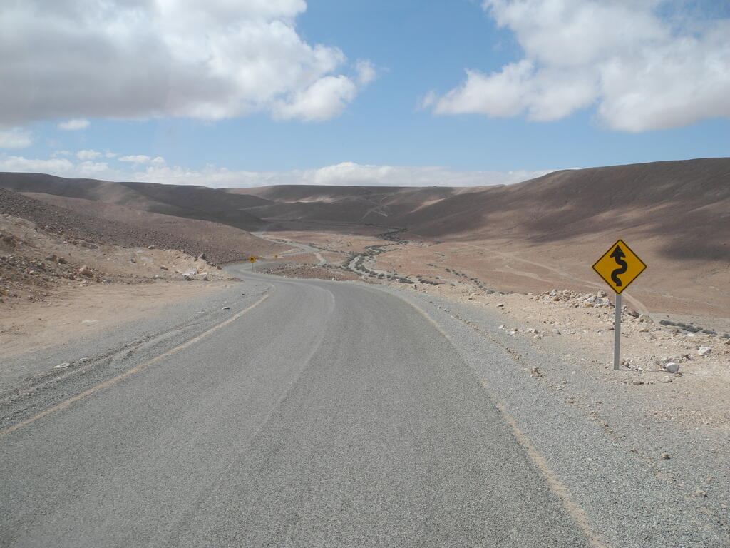 Landschaft an der Stra&szlig;e A-331