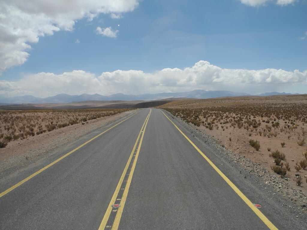 Landschaft an der Stra&szlig;e A-675