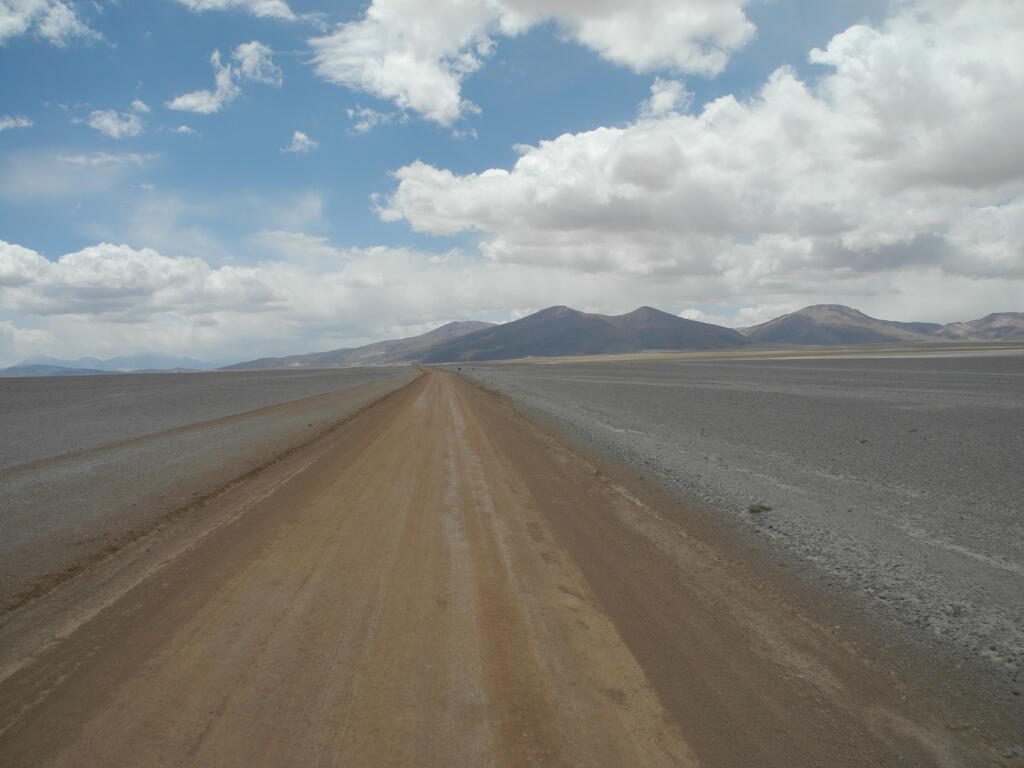 Landschaft an der Stra&szlig;e A-97-B