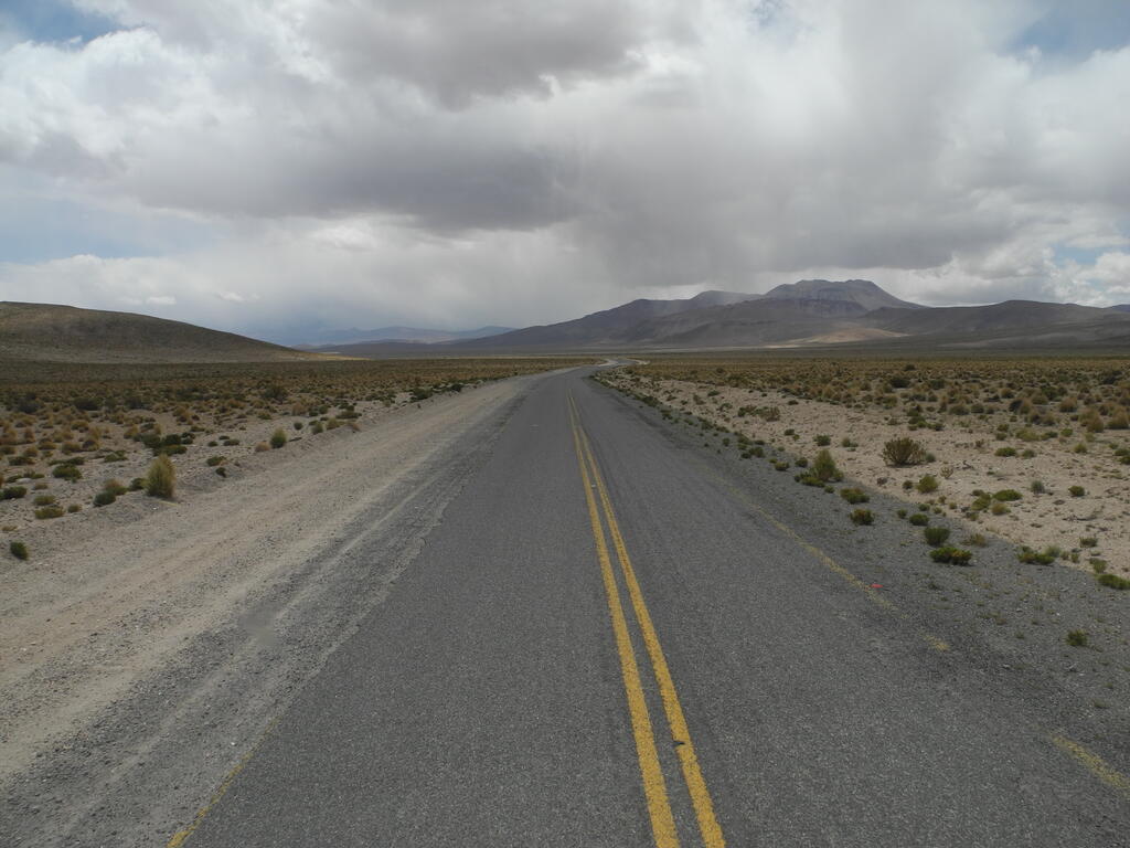 Landschaft an der Stra&szlig;e A-97-B