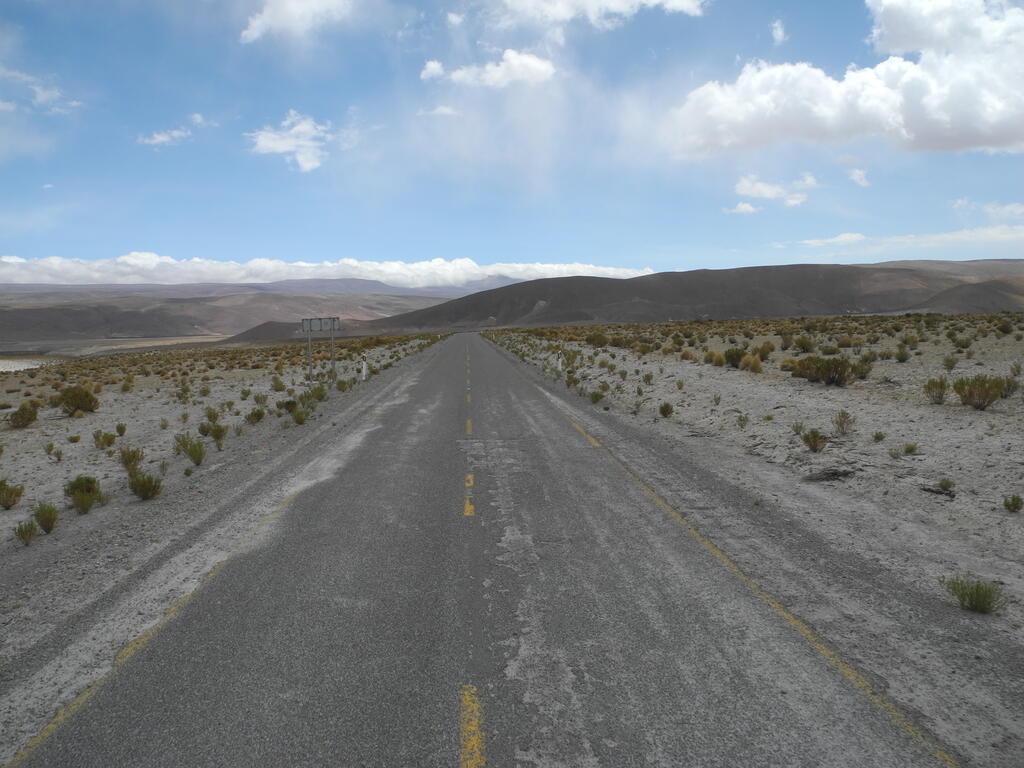 Landschaft an der Stra&szlig;e A-97-B