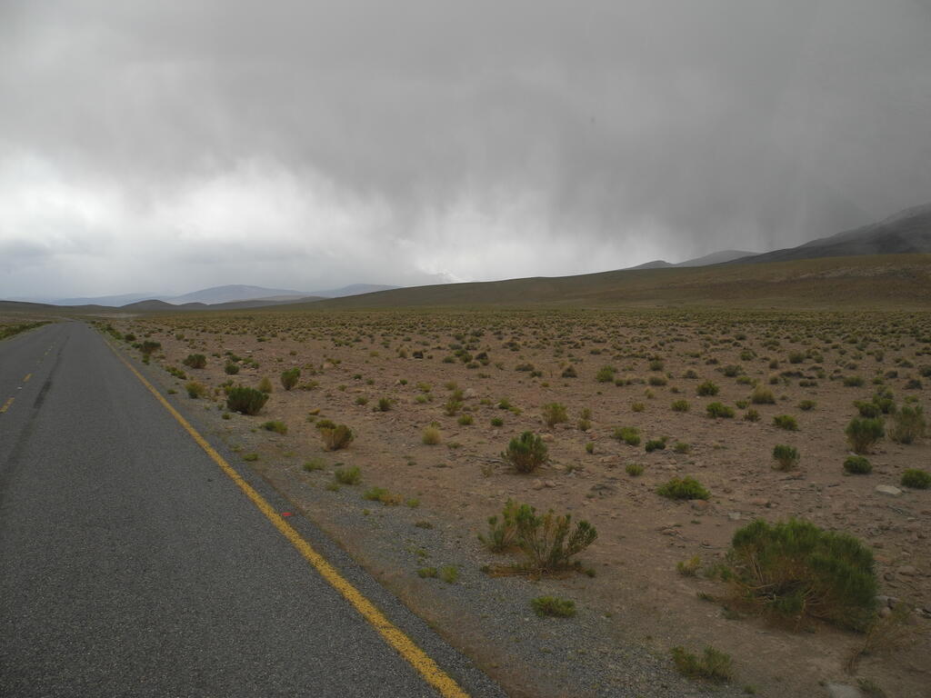 Landschaft an der Stra&szlig;e A-97-B