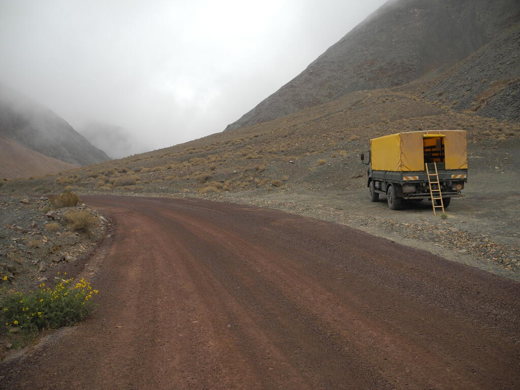 Quebrada Guatacondo Camping am Stra&szlig;enrand