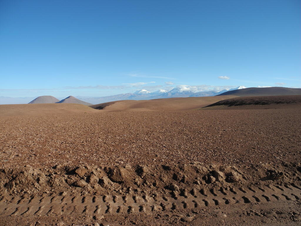 Aussicht von der Passh&ouml;he vor dem Tal von El Tatio