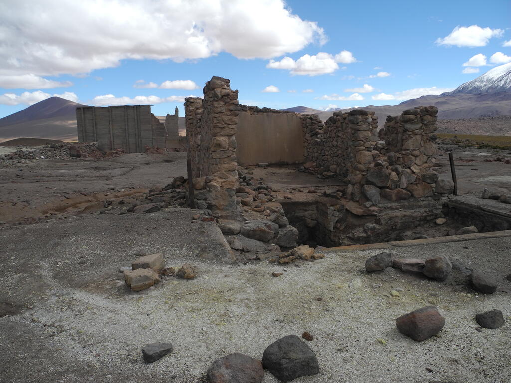 Alte Schwefel-Verarbeitungsanlage