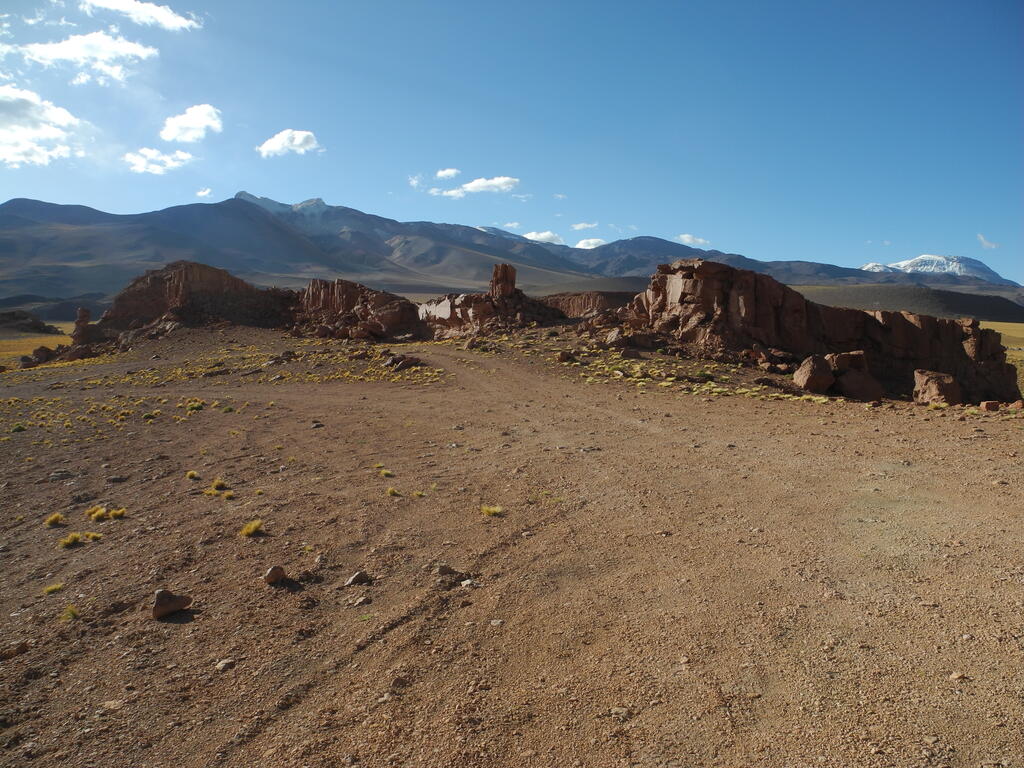 Felsformationen nahe der Quebrada Rio Blanco
