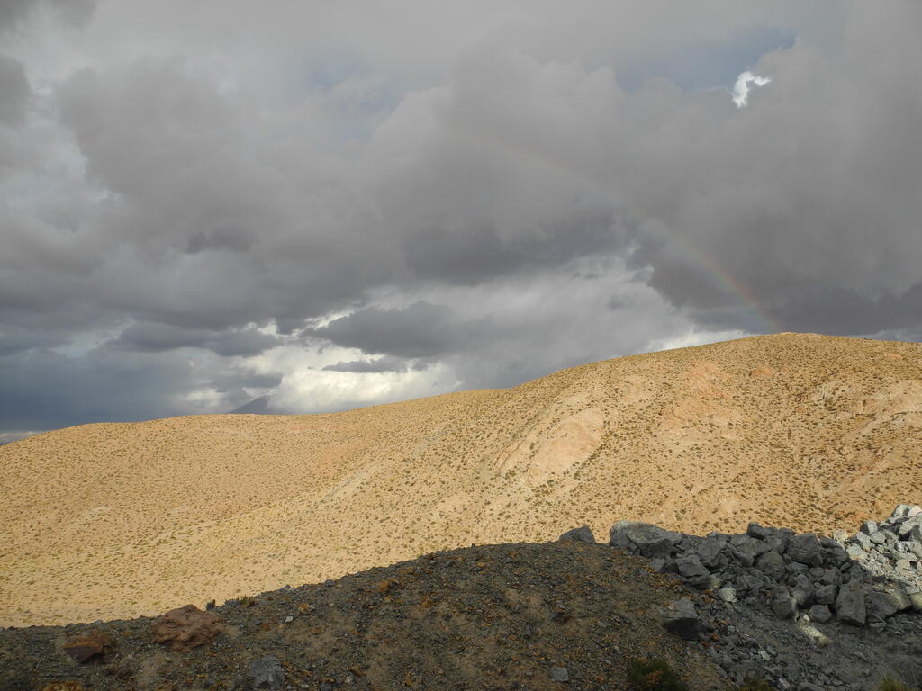 Schwacher Regenbogen