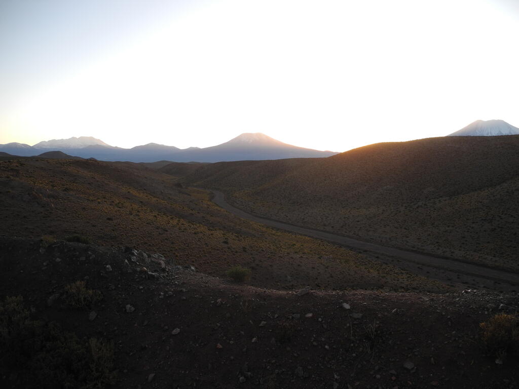 Sonnenaufgang &uuml;ber dem Cerro Chela