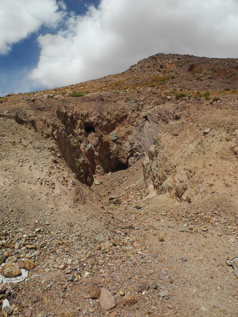 Erste unbekannte Mine, oberer Abbau