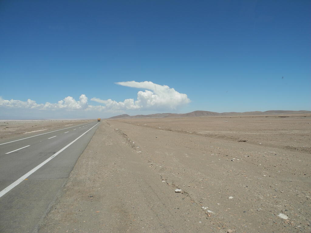 Eine sich entwickelnde Gewitterwolke