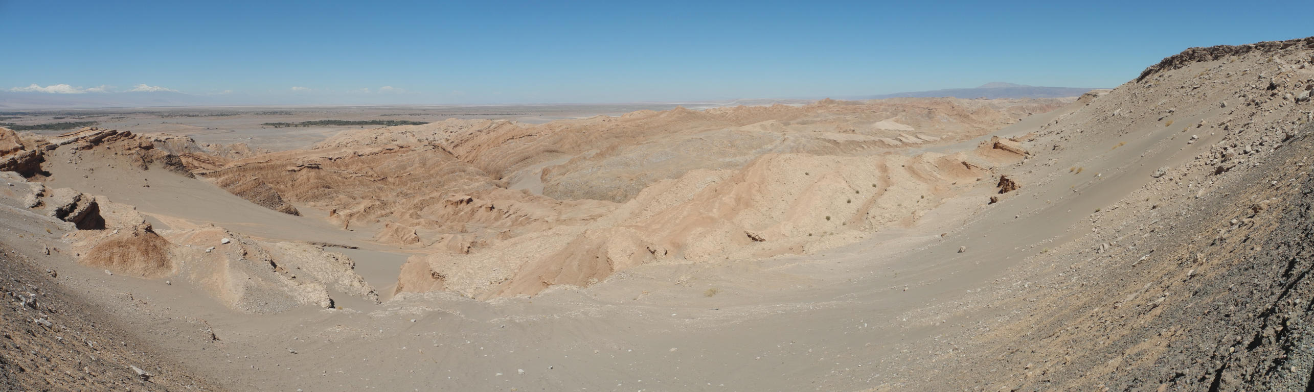 Panorama der Cordillera del Sal von der normalen Stra&szlig;e aus