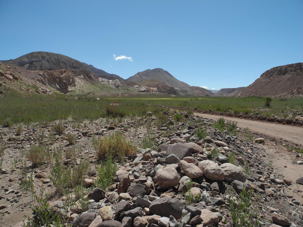 Anfang des Valle del Arco&iacute;ris
