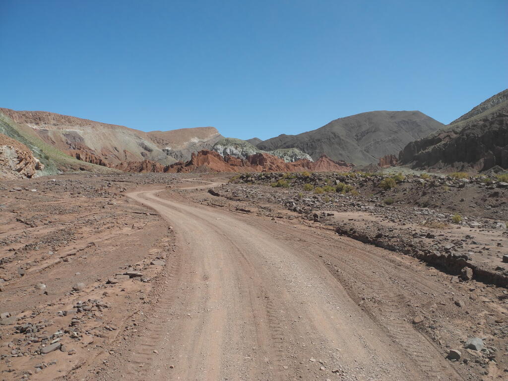 Erster Blick auf das gr&uuml;ne Intrusiv-Gestein