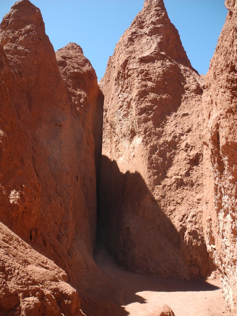 Die Schlucht von au&szlig;en gesehen
