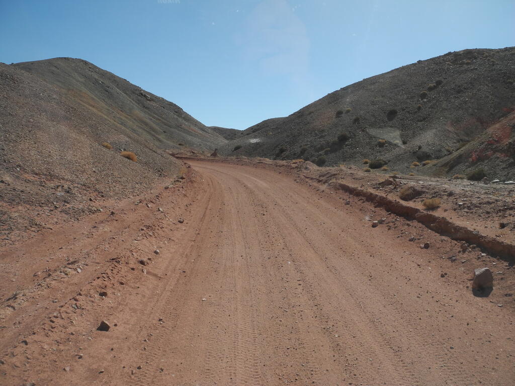 Landschaft an der Stra&szlig;e B-355