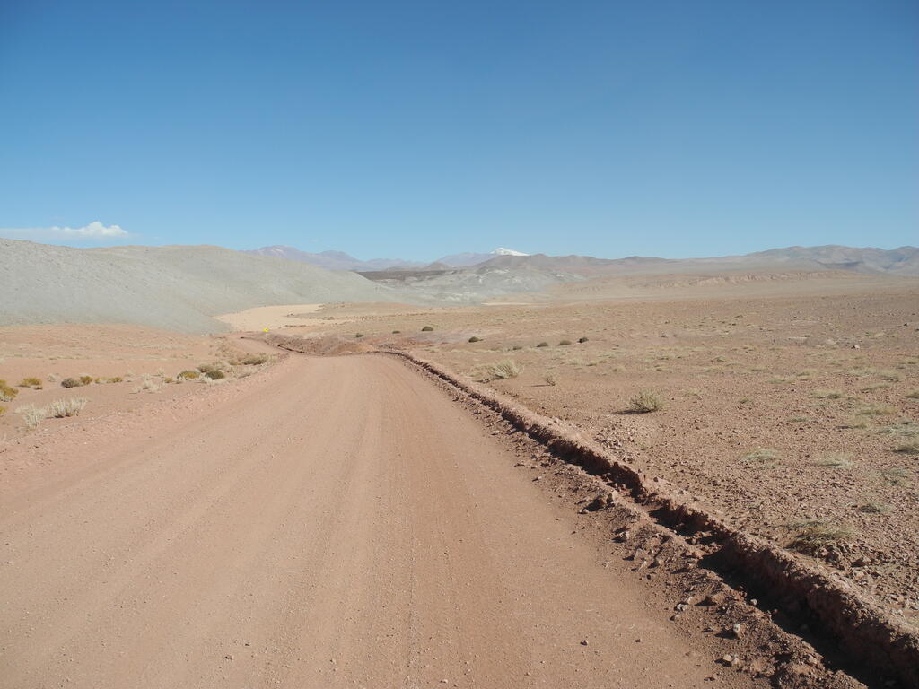 Landschaft an der Stra&szlig;e B-355