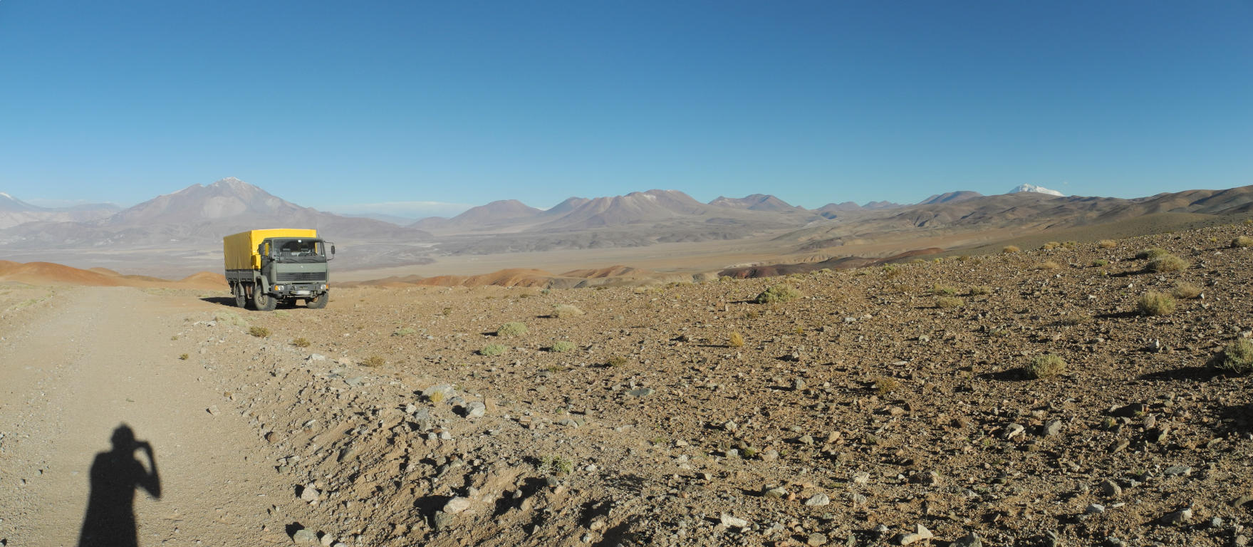Panorama nach S&uuml;dost vom &Uuml;bernachtungsplatz